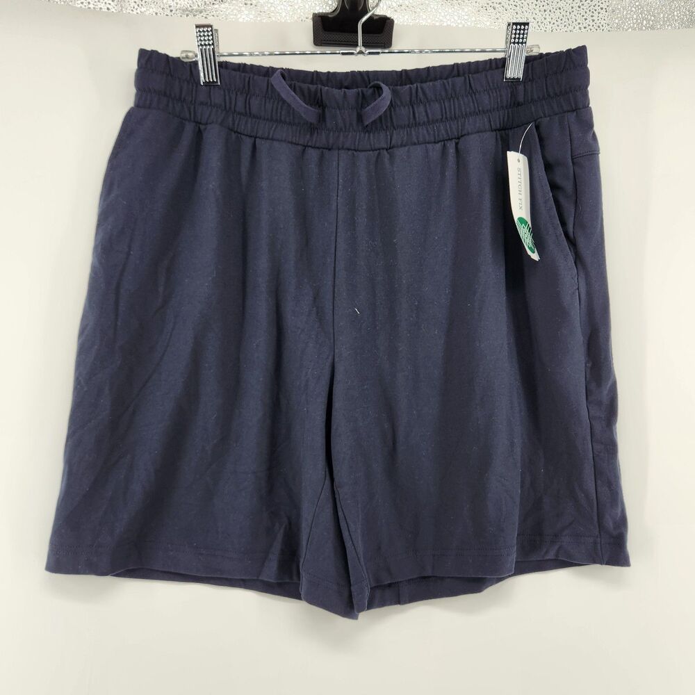 Threads 4 Thought Women's Medium Navy Blue 7" Inseam Quill Luxe Jersey Short NWT
